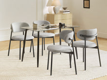 Load image into Gallery viewer, Merrit Fabric Dining Chair - Set of 4 - Light Grey