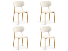 Load image into Gallery viewer, Nicole Fabric Dining Chair - Set of 4 - Beige