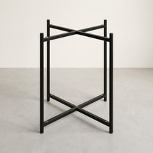 Load image into Gallery viewer, Zen Round Coffee Table with Shelf - Black