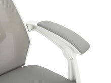 Load image into Gallery viewer, Melissa Office Chair with Footrest - Grey + White