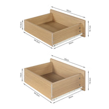 Load image into Gallery viewer, Tongass Bedside Table with 3 Drawers - Oak