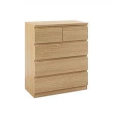 Load image into Gallery viewer, Tongass 5 Drawer Tallboy - Oak