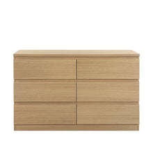 Load image into Gallery viewer, Tongass 6 Drawer Lowboy - Oak