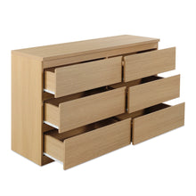 Load image into Gallery viewer, Tongass 6 Drawer Lowboy - Oak