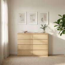 Load image into Gallery viewer, Tongass 8 Drawer Lowboy - Oak