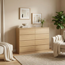 Load image into Gallery viewer, Tongass 8 Drawer Lowboy - Oak