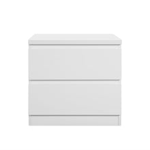 Load image into Gallery viewer, Angeles High Gloss Bedside Table - White