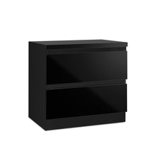Load image into Gallery viewer, Angeles High Gloss Bedside Table - Black