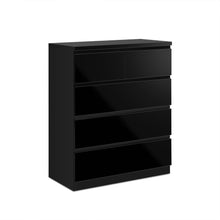 Load image into Gallery viewer, Angeles High Gloss 5 Drawer Tallboy - Black