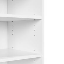 Load image into Gallery viewer, Payette 5 Shelf Wardrobe - White