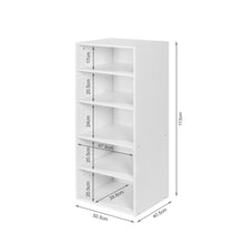 Load image into Gallery viewer, Payette 5 Shelf Wardrobe - White