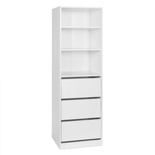 Load image into Gallery viewer, Payette 3 Drawer & Shelf Wardrobe - White