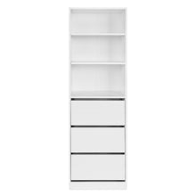 Load image into Gallery viewer, Payette 3 Drawer & Shelf Wardrobe - White