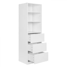 Load image into Gallery viewer, Payette 3 Drawer & Shelf Wardrobe - White