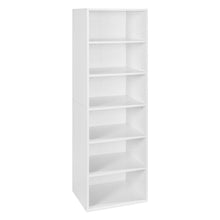 Load image into Gallery viewer, Payette 6 Shelf Wardrobe - White