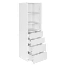 Load image into Gallery viewer, DELTA 4 Drawer & 3 Shelf Wardrobe - White