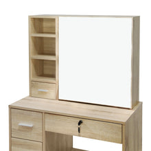 Load image into Gallery viewer, Carnation Dressing Table with Drawers Set - Oak