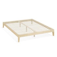 Load image into Gallery viewer, Creise King Wooden Bed Frame - Light Oak
