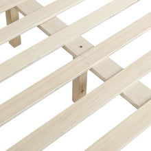 Load image into Gallery viewer, Conival Double Wooden Bed Frame - Natural Oak