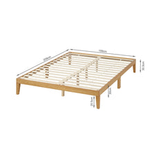 Load image into Gallery viewer, Conival Queen Wooden Bed Frame - Natural Oak