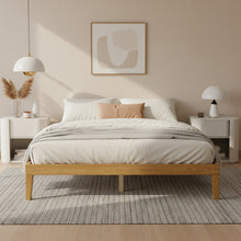 Load image into Gallery viewer, Conival Queen Wooden Bed Frame - Natural Oak