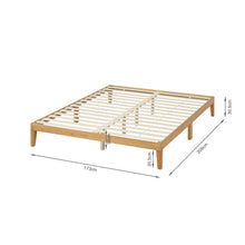 Load image into Gallery viewer, Conival King Wooden Bed Frame - Natural Oak