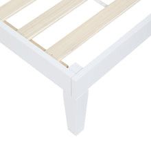 Load image into Gallery viewer, Conival King Wooden Bed Frame - White