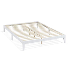 Load image into Gallery viewer, Conival Queen Wooden Bed Frame - White
