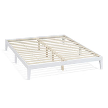 Load image into Gallery viewer, Conival King Wooden Bed Frame - White