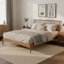 Load image into Gallery viewer, Tolmount Queen Wooden Bed Frame - Walnut