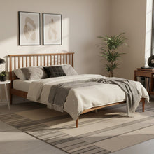 Load image into Gallery viewer, Tolmount Queen Wooden Bed Frame - Walnut