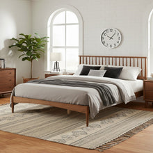 Load image into Gallery viewer, Tolmount King Wooden Bed Frame - Walnut