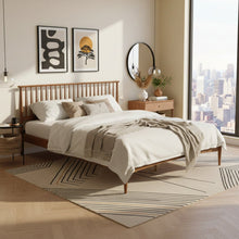 Load image into Gallery viewer, Tolmount King Wooden Bed Frame - Walnut