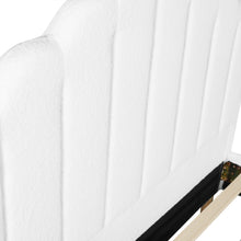 Load image into Gallery viewer, Gairich Boucle King Bed Frame - White