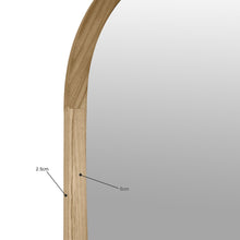Load image into Gallery viewer, Eden Arched Full Length Mirror 190cm - Light Wood