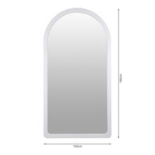 Load image into Gallery viewer, Eden Arched Full Length Mirror 190cm - White