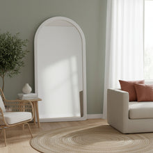 Load image into Gallery viewer, Eden Arched Full Length Mirror 190cm - White