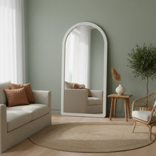 Load image into Gallery viewer, Eden Arched Full Length Mirror 190cm - White
