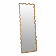 Load image into Gallery viewer, Ripple Wavy Wooden Full Length Mirror 160cm - Light Wood