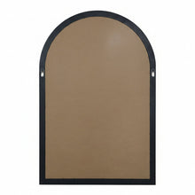 Load image into Gallery viewer, Lattice Arched Wooden Mirror 120cm - Black