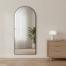 Load image into Gallery viewer, Alto Metal Arched Full Length Mirror - Black