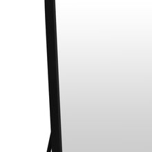 Load image into Gallery viewer, Stella Arched Freestanding Metal Mirror - Black