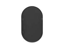 Load image into Gallery viewer, Luna Oval Metal Framed Wall Mirror - Black