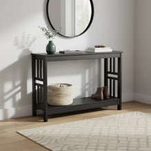 Load image into Gallery viewer, Wular Wooden Console Table - Black