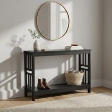 Load image into Gallery viewer, Wular Wooden Console Table - Black