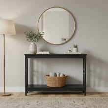 Load image into Gallery viewer, Wular Wooden Console Table - Black