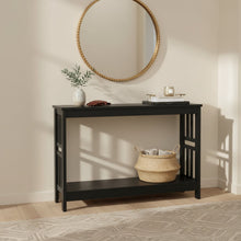 Load image into Gallery viewer, Wular Wooden Console Table - Black