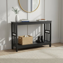 Load image into Gallery viewer, Wular Wooden Console Table - Black