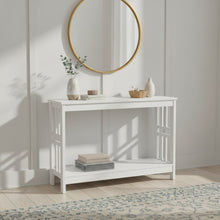 Load image into Gallery viewer, Wular Wooden Console Table - White