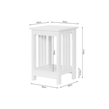 Load image into Gallery viewer, Wular Square Side Table Coffee Table - White